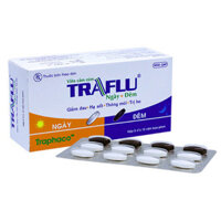 Traflu Ngày Đêm, làm giảm các triệu chứng của cảm cúm, sốt, nhức đầu