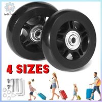 Trái 40 / 45 / 50 / 70mm Vali Hành Lý Thay Thế Con Lăn Vít Bánh Xe Vali Một Phần Trục Bền Chống Trượt Linh Hoạt Caster GHT