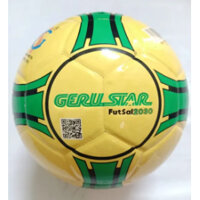 Trái banh futsal 2030 Geru da PU mềm, êm, bền chắc, hướng bay chuẩn. Tặng kèm kim bơm và túi lưới