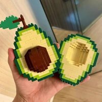 Trái Cây Dòng Trái Cây Đào Bơ Khối Xây Dựng Lắp Ráp DIY Hạt Đồ Chơi Tương Thích Lego Quà Tặng Cho Bé Gái GFH02
