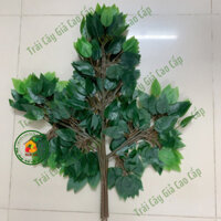 Trái cây giả, 12 cành lá si 1 bó, trái cây nhựa, decor