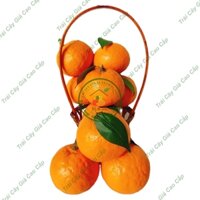 Trái cây giả, 20 trái cam sành vàng , trái cây nhựa, decor