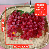 Trái cây giả, 5 chùm nho lớn, trái cây mô hình, quả giả - trang trí nhà cửa