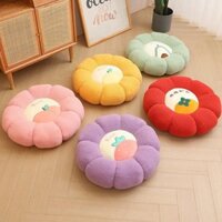 Trái cây Hồng Ruyi Futon Đệm Ghế lười trên Mặt đất Sofa Sang trọng Ném Gối Tatami Orange Bay Cửa sổ [Đảm bảo chất lượng]