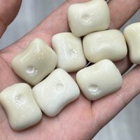 Trái cây ngà tự nhiên bánh gạo chân mèo DIY phụ kiện trang sức hạt Phật dây chuyền điện thoại vòng tay mặt dây chuyền charm túi vòng cổ