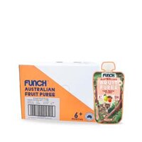 Trái Cây Nghiền Ăn Dặm 100% Nguyên Chất Funch Úc Vị Lê, Đào, Hạt Chia (120g)