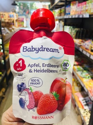 Trái cây nghiền Bio Baby Dream cho bé từ 1 tuổi