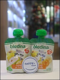 Trái cây nghiền Bledina táo, chuối, mơ từ 8th (90g)