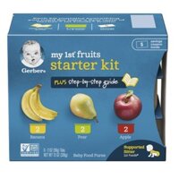 Trái Cây Nghiền Gerber 3 Vị Lốc 6