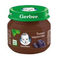 Trái cây Nghiền Gerber Nga vị mận đen (80gr)