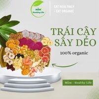 TRÁI CÂY SẤY DẺO ORGANIC MÍT/ THANH LONG/ THƠM/ SAPOCHE/ VỎ BƯỞI 100GR/200GR - MẦM HEALTHY LIFE