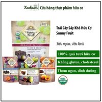 Trái Cây Sấy Khô Hữu Cơ Sunny Fruit SUNG KHÔ, MƠ KHÔ, MẬN KHÔ, NHO KHÔ  - XanhSam Organic