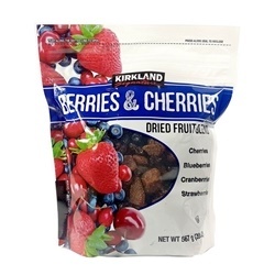 Trái cây sấy khô KirkLand Berries & Cherries Dried Fruit Blend 567g