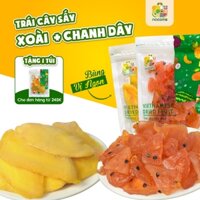 Trái Cây Sấy, Trái Cây Sấy Nacoms Combo 2 Gói Chanh Dây Sấy Dẻo, Xoài Sấy Dẻo