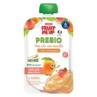 TRÁI CÂY XAY NHUYỄN FRUIT ME UP PREBIO XOÀI-ĐÀO 80g