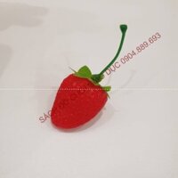 Trái dâu tây nhựa, quả dâu tây giả loại nhỡ