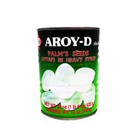 Trái Dừa Nước Ngâm Đường Aroy-D Thái Lan Lon 625g