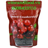 Trái Nam Việt Quất Cranberry khô Only Nature 450g