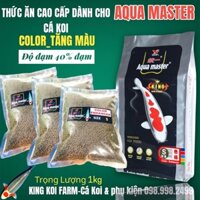 Trãi nghiệm thức Ăn Cá Koi Aqua master – Hi Growth - Thức Ăn Siêu Tăng Trưởng dành cho cá KOI - Kingkoifarm