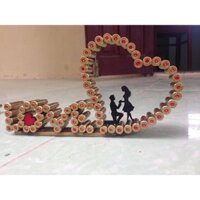 Trái tim được hàn từ vỏ đạn