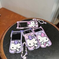 Trái Tim Tình Yêu HELLO KITTY Mèo Hoạt Hình Cho OPPO Find N3 FLIP Ốp lưng Gấp Tpu