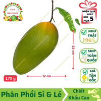 Trái Xoài Đài Loan Giả (20x12cm) GIỐNG THẬT 99%- Dùng trang trí, decor