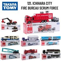 Trailer đặc biệt Takara Tomy Tomica, 121. Ichihara CITY FIRE BUREAU SCRUM FORCE Cân Xe Tải Mô Hình Xe Ô Tô Đồ Chơi Thu Nhỏ Cho Bé Trai