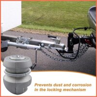 Trailer Hitch Locks Connector Hitch Coupling Ball Lock Hợp kim kẽm đa năng Bảo quản chống trộm Bảo mật burbvn