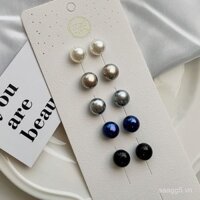 Trâm cài ngực giả ngọc trai, nút ẩn, chống lộ, trâm cài ma thuật không cần may, nút vô hình, hoa ngực
