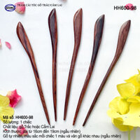 Trâm cài tóc bằng gỗ Cẩm LaiTrắc Đủ kiểu dáng HH600 - phong cách cổ trang, điêu khắc sang chảnh HOT TREND cho nữ  - HAHANCO - HH600-98