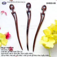Trâm cài tóc bằng gỗ Cẩm LaiTrắc Đủ kiểu dáng HH600 - phong cách cổ trang, điêu khắc sang chảnh HOT TREND cho nữ  - HAHANCO - HH600-99