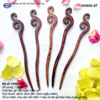 Trâm cài tóc bằng gỗ Cẩm LaiTrắc Đủ kiểu dáng HH600 - phong cách cổ trang, điêu khắc sang chảnh HOT TREND cho nữ  - HAHANCO - HH600-97