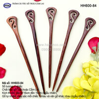 Trâm cài tóc bằng gỗ Cẩm LaiTrắc Đủ kiểu dáng HH600 - phong cách cổ trang, điêu khắc sang chảnh HOT TREND cho nữ  - HAHANCO - HH600-84