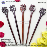 Trâm cài tóc bằng gỗ Cẩm LaiTrắc Đủ kiểu dáng HH600 - phong cách cổ trang, điêu khắc sang chảnh HOT TREND cho nữ  - HAHANCO - HH600-95