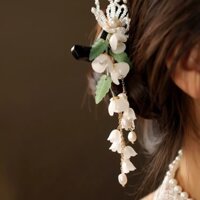 Trâm Cài Tóc Hoa Lily Phong Cách Trung Quốc Mới