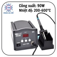 Trạm hàn cao tần Debailong 203H trạm hàn gia nhiệt cực nhanh biến áp to nặng