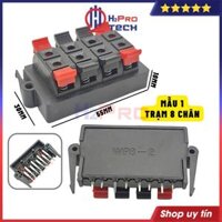 Trạm Loa Thùng, Amply, Sub Cao Cấp Các Loại, Hậu Loa 2 - 4 - 8 Cọc Đa Dạng Mẫu Mã Kích Thước 1 Chiếc-H2pro Tech - Mẫu 1 8 chân