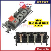 Trạm Loa Thùng, Amply, Sub Cao Cấp Các Loại, Hậu Loa 2 - 4 - 8 Cọc Đa Dạng Mẫu Mã Kích Thước 1 Chiếc-H2pro Tech - Mẫu 5 dọc-4 chân