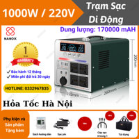 Trạm Phát Điện 220V - Trạm Sạc Dự Phòng Công Suất Lớn - Lưu Điện - Tích Điện - Di Động (có thể sạc năng lượng mặt trời)
