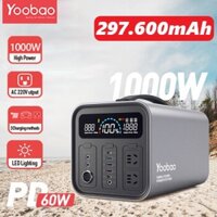 Trạm sạc dự phòng phát điện Yoobao EN500-135.200mAh PD60W-220V/500W/EN 600s 148800mAh(600W)/EN1000S 1000W 297600mAh