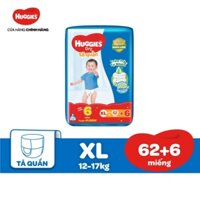 TRÀM TRÀ TỰ NHIÊN HUGGIES TÃ QUẦN+8 MIẾNG M74/L68/XL62/ XXL56