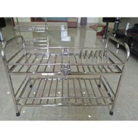 TRẠN ÚP CỐC, BÁT HỘP INOX 2 TẦNG DÀI 60CM