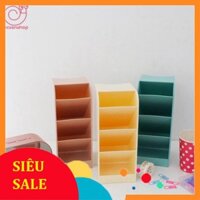 [TRAN20S GIẢM 20K] Hộp Đựng Bút Để Bàn 4 Tầng, Hộp Đựng Mỹ Phẩm, Đồ Cá Nhân Để Bàn Siêu Tiện Dụng