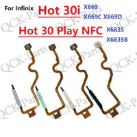 Trang chủ flex Cho Infinix Hot 30i X669 X669C X669D Nút nguồn cảm biến vân tay in ngón tay cho Infinix Hot 30 Play NFC X6835 X6735B
