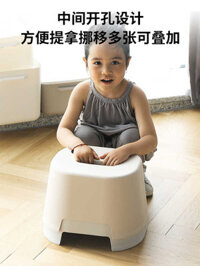 Trang chủ Ghế thấp Nhựa nhỏ Ghế trẻ em Ghế nhỏ Bước chân Ghế dày Keo phân Phòng tắm Ghế chống trượt