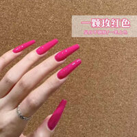 Trắng Hoa Hồng Đỏ Sơn Móng Tay Keo Phong Cách Mới Chất Lượng Cao Màu Phổ Biến Xuân Hè Mận Màu