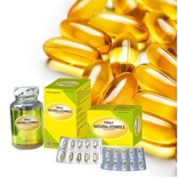 Trang Ly Pharma Viên uống Traly Natural Vitamin E chống lão hóa, giúp da mịn màng, tươi sáng, giảm nguy cơ bệnh tim mạch