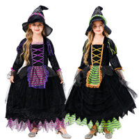 Trang phục biểu diễn chất lượng cao Liliflower | Váy phù thủy Halloween cho bé gái | Váy Cosplay