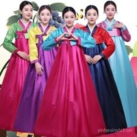Trang phục biểu diễn hàng ngày đám cưới Cung Điện nữ truyền thống cách tân mới Hanbok cổ trang Múa Dân Gian Hàn Quốc