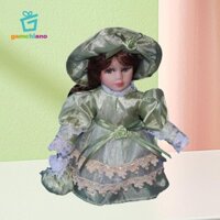 Trang phục búp bê sứ Búp bê gốm trang trí để trang trí Quà tặng trang trí